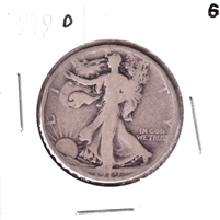 1919 D USA Half Dollar Good (G-4)