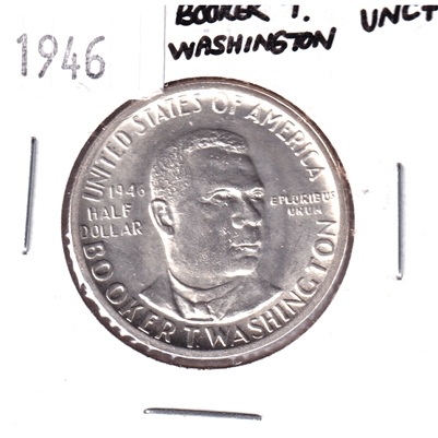 1946 Booker T. Washington USA Half Dollar UNC+ (MS-62)