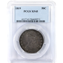 1819 USA Half Dollar PCGS Certified XF-45 (EF-45)