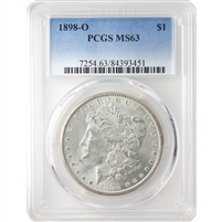 1898 O USA Dollar PCGS Certified MS-63