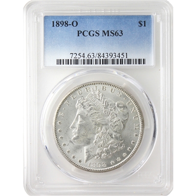 1898 O USA Dollar PCGS Certified MS-63