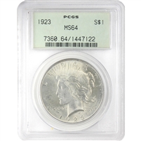 1923 USA Dollar PCGS Certified MS-64