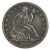 1862 S USA Half Dollar Very Fine (VF-20) $