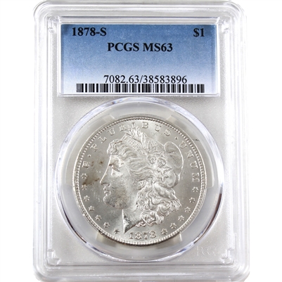 1878 S USA Dollar PCGS Certified MS-63