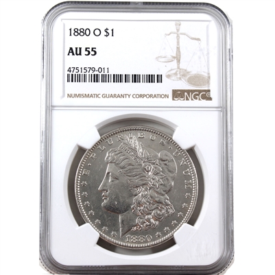 1880 O USA Dollar NGC Certified AU-55