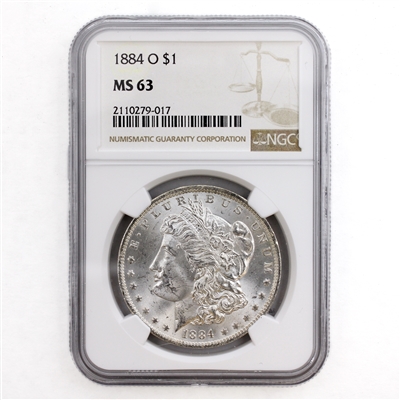 1884O USA Dollar NGC Certified MS-63