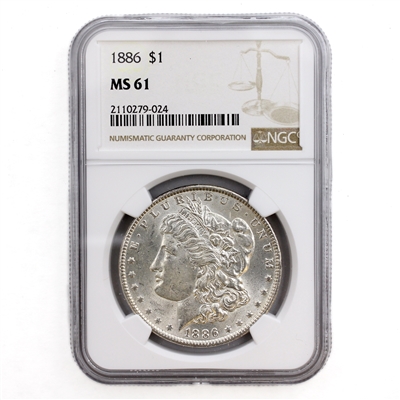 1886 USA Dollar NGC Certified MS-61