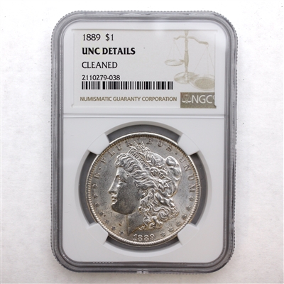 1889 USA Dollar NGC Certified UNC Detail (Cleaned)