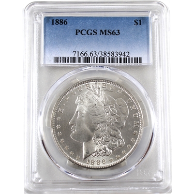 1886 USA Dollar PCGS Certified MS-63