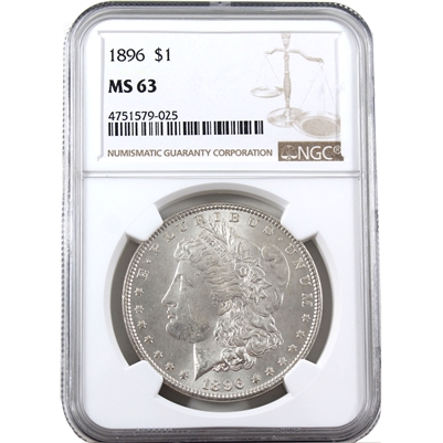 1896 USA Dollar NGC Certified MS-63