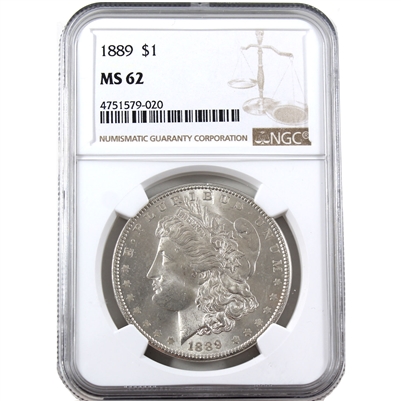 1889 USA Dollar NGC Certified MS-62