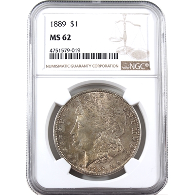 1889 USA Dollar NGC Certified MS-62