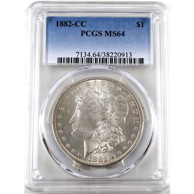 1882 CC USA Dollar PCGS Certified MS-64