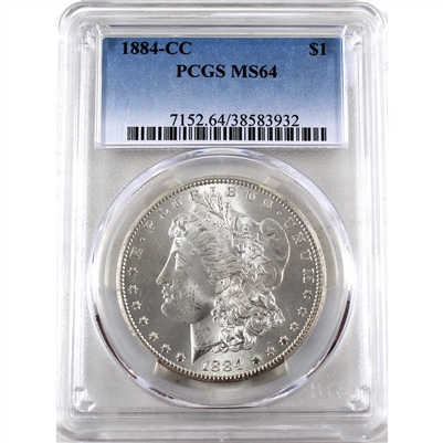 1884 CC USA Dollar PCGS Certified MS-64