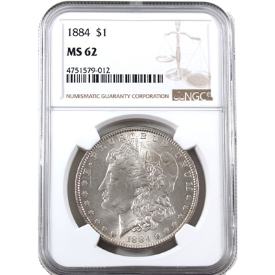1884 USA Dollar NGC Certified MS-62