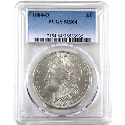 1884 O USA Dollar PCGS Certified MS-64