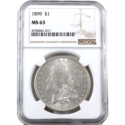 1899 USA Dollar NGC Certified MS-63