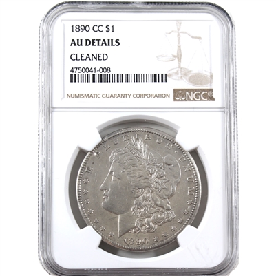 1890 CC USA Dollar NGC Certified AU Details (cleaned)