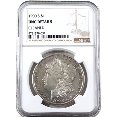 1900 S USA Dollar NGC Certified UNC Details (cleaned)