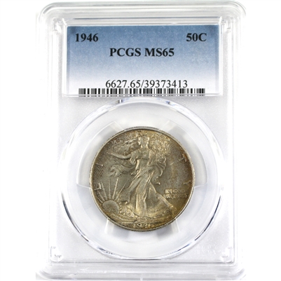 1946 USA Half Dollar PCGS Certified MS-65