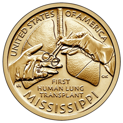 2023 D Mississippi USA American Innovation Dollar Uncirculated (MS-60)