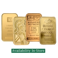 Generic 1oz. Gold Bars (TAX exempt) NO Credit Card