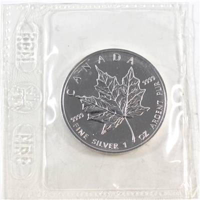 1996 Canada $5 1oz Silver Maple Leaf SEALED (No Tax) May be lightly toned