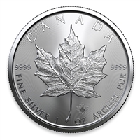 2016 Canada $5 1oz. Silver Maple Leaf