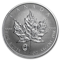2016 Canada $5 Yin Yang Privy Silver Maple Leaf Reverse Proof (No Tax) Lightly toned