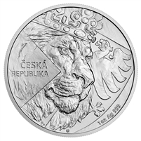2024 Niue $2 Czech Lion 1oz. .999 Silver Coin (No Tax)