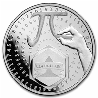 2024 Solomon Islands $3.14 Number Pi 1oz .999 Silver Coin (No Tax)