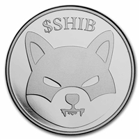 Shiba Inu 1oz. .999 Silver Round (TAX Exempt) - Coin Scratched