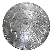 Incuse Indian 1/10oz. .999 Fine Silver Round (No Tax)