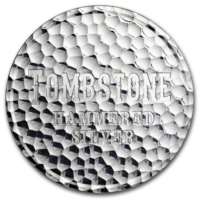 Scottsdale Mint Tombstone Hammered 1oz .999 Silver Round (No Tax)
