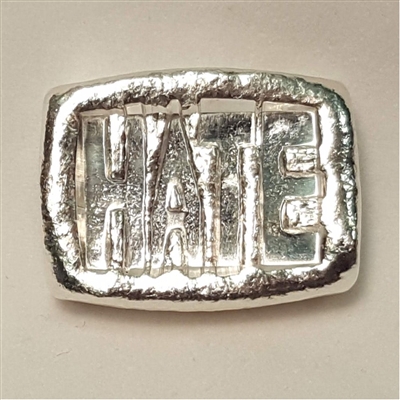 Beaver Bullion Hate 1oz. .999 Fine Silver Bar (No Tax)