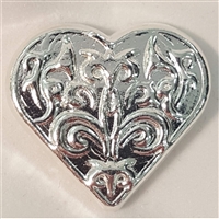Beaver Bullion Heart 1oz. .999 Fine Silver (No Tax)