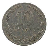 Argentina 1913 R Top 3 10 Centavos VF-EF (VF-30)