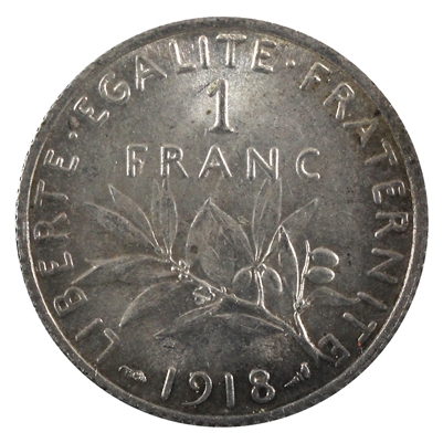 France 1918 Franc Uncirculated (MS-60)