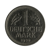 German Federal Republic 1950D Mark Extra Fine (EF-40)