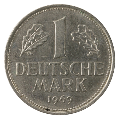 Germany 1969J Mark Almost Uncirculated (AU-50)