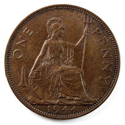 Great Britain 1944 Penny UNC+ (MS-62) $