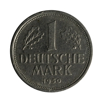 German Federal Republic 1950J Mark Extra Fine (EF-40)