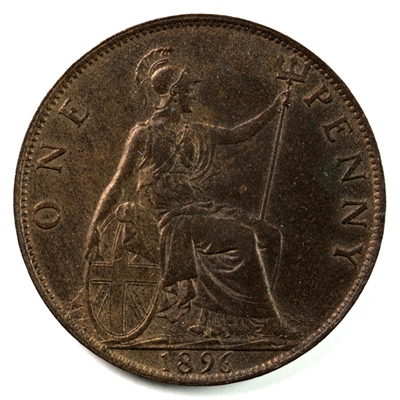 Great Britain 1896 Penny Uncirculated (MS-60) $