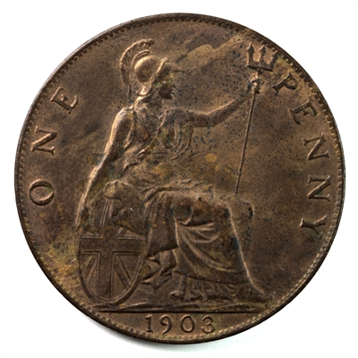 Great Britain 1903 Penny UNC+ (MS-62) $