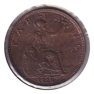 Great Britain 1928 Farthing Brilliant Uncirculated (MS-63)