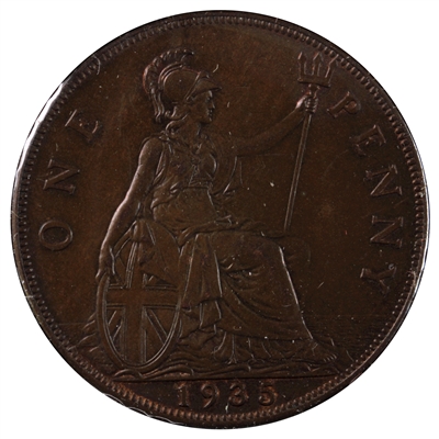 Great Britain 1935 Penny AU-UNC (AU-55)