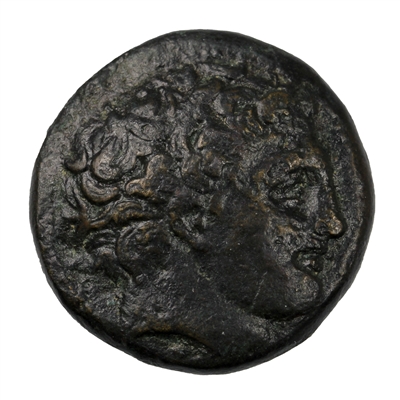Ancient Greece 350BC Thessaly, Rev. Nymph Phalanna, Bronze Very Fine (VF-20) $