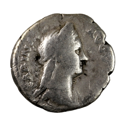 Ancient Rome 129AD Sabina Silver Denarius VG-F (VG-10) $