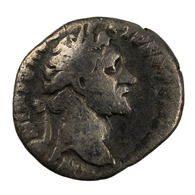Ancient Rome 138-161AD Antoninus Pius Silver Denarius Very Good (VG-8) $