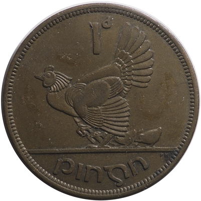 Ireland 1941 Penny Almost Uncirculated (AU-50)